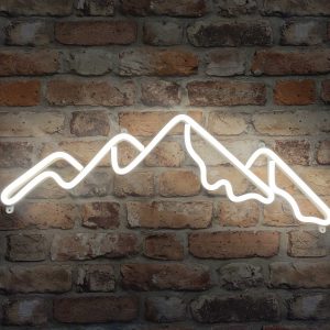 Montañas - Letrero LED Classic